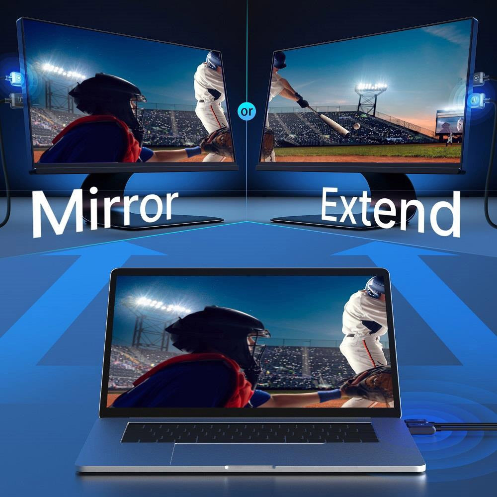 Bezdrátový adaptér MINIX H1 HDMI s rozhraním 1080P, dosah 165 stôp