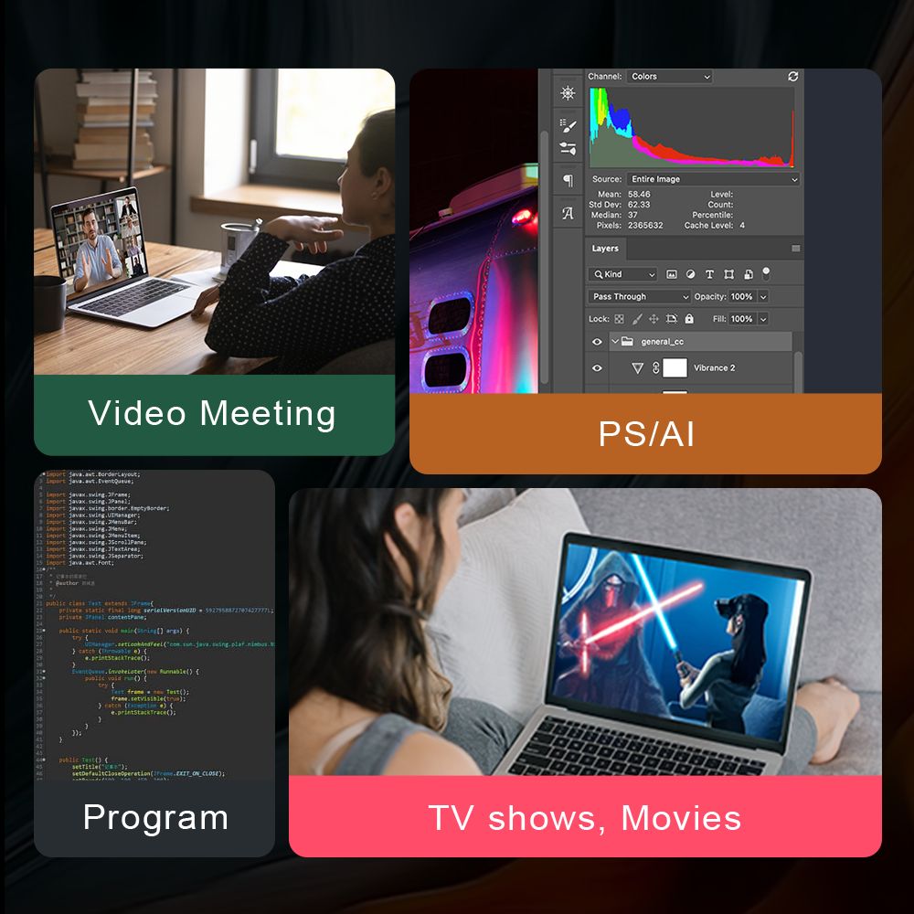 Notebook Ninkear A15 Plus s 15,6'' IPS displejom s rozlíšením 1920 × 1080, procesor AMD Ryzen 7 5825U s 8 jadrami a taktom 4,5 GHz, 32 GB RAM, 1 TB SSD, 2,4G/5G Wi-Fi, odtlačok prsta na odblokovanie, podsvietená klávesnica, plnohodnotný port Type-C*1, USB 3.0*2, HDMI*1, čítačka microSD kariet *1, konektor pre slúchadlá *1.