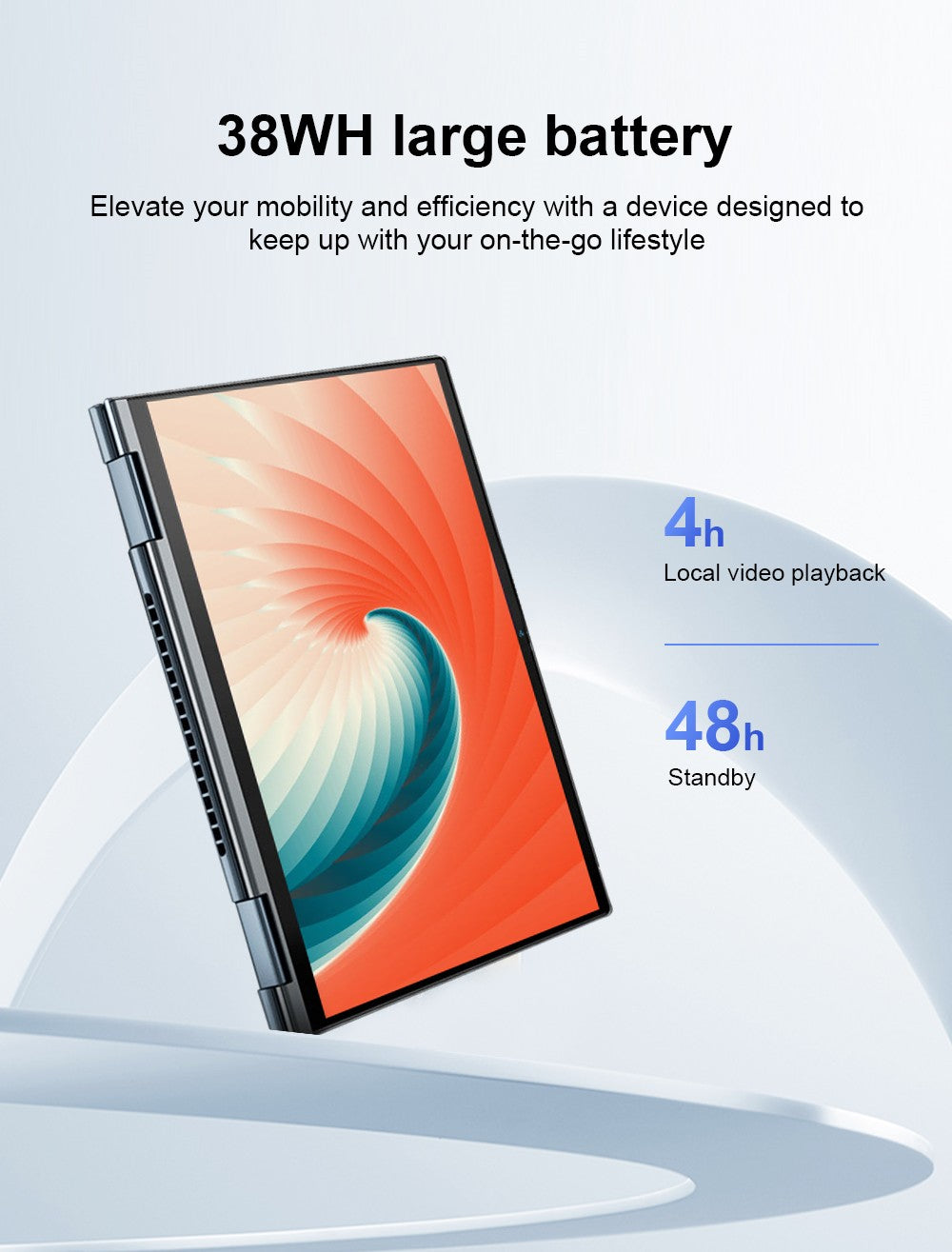 Ninkear YBOOK15 2-v-1 notebook, 360° otočný 15,6-palcový dotykový displej 1920*1080, AMD Ryzen 3 3200U 2 jadrá, max. 3,5 GHz, 16 GB RAM, 512 GB SSD, 2,4/5 GHz WiFi, Bluetooth 4.2, 1*USB 3.0, 2*USB 2.0, 1*Type-C (len dáta), 1*HDMI, 1*RJ45, 1*jack na slúchadlá, 38 Wh batéria