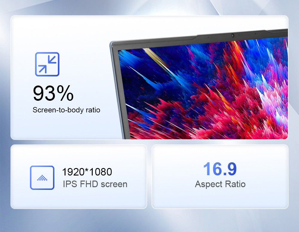 Ninkear YBOOK15 2-v-1 notebook, 360° otočný 15,6-palcový dotykový displej 1920*1080, AMD Ryzen 3 3200U 2 jadrá, max. 3,5 GHz, 16 GB RAM, 512 GB SSD, 2,4/5 GHz WiFi, Bluetooth 4.2, 1*USB 3.0, 2*USB 2.0, 1*Type-C (len dáta), 1*HDMI, 1*RJ45, 1*jack na slúchadlá, 38 Wh batéria