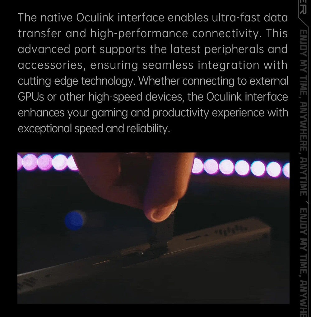 One Netbook OneXPlayer X1 Mini prenosný herný PC, AMD Ryzen 7 8840U 8 jadier, max. 5,1 GHz, 8,8'' 2560*1600 144 Hz LTPS displej, 32 GB LPDDR5x 7500 MHz RAM, 1 TB SSD, 2x USB4, 1x USB3.2, 1x slot na TF kartu, 1x Oculink, 1x audio, Harman Sound System, 65,02 Wh batéria