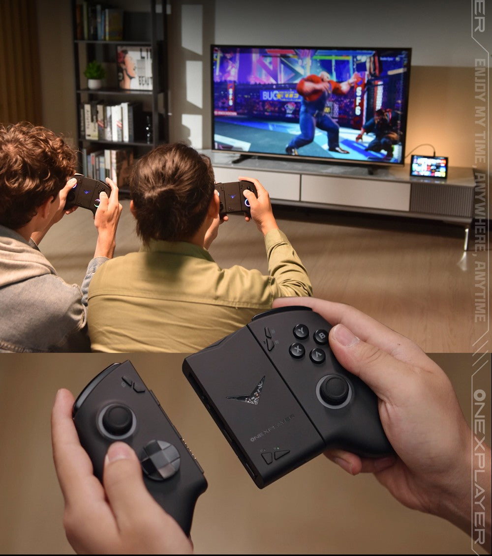 One Netbook OneXPlayer X1 Mini prenosný herný PC, AMD Ryzen 7 8840U 8 jadier, max. 5,1 GHz, 8,8'' 2560*1600 144 Hz LTPS displej, 32 GB LPDDR5x 7500 MHz RAM, 1 TB SSD, 2x USB4, 1x USB3.2, 1x slot na TF kartu, 1x OcuLink, 1x audio, Harman Sound System, 65,02 Wh batéria