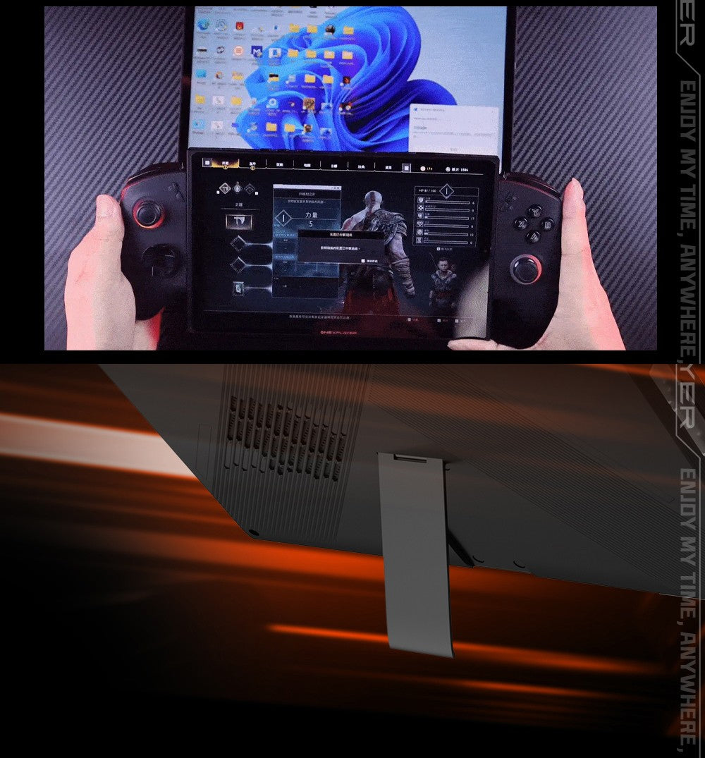 One Netbook OneXPlayer X1 Mini prenosný herný PC, AMD Ryzen 7 8840U 8 jadier, max. 5,1 GHz, 8,8'' 2560*1600 144 Hz LTPS displej, 32 GB LPDDR5x 7500 MHz RAM, 1 TB SSD, 2x USB4, 1x USB3.2, 1x slot na TF kartu, 1x Oculink, 1x audio, Harman Sound System, 65,02 Wh batéria
