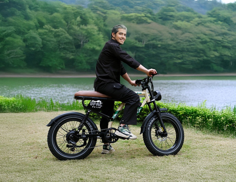 Elektrokol ONESPORT W66, 500W motor, 48V 13,5Ah batéria, 20*4,0 palcové pneumatiky, maximálna rýchlosť 25 km/h, dojazd 100 km, predné a zadné hydraulické kotúčové brzdy, odpružená predná vidlica, 7-stupňová prevodovka