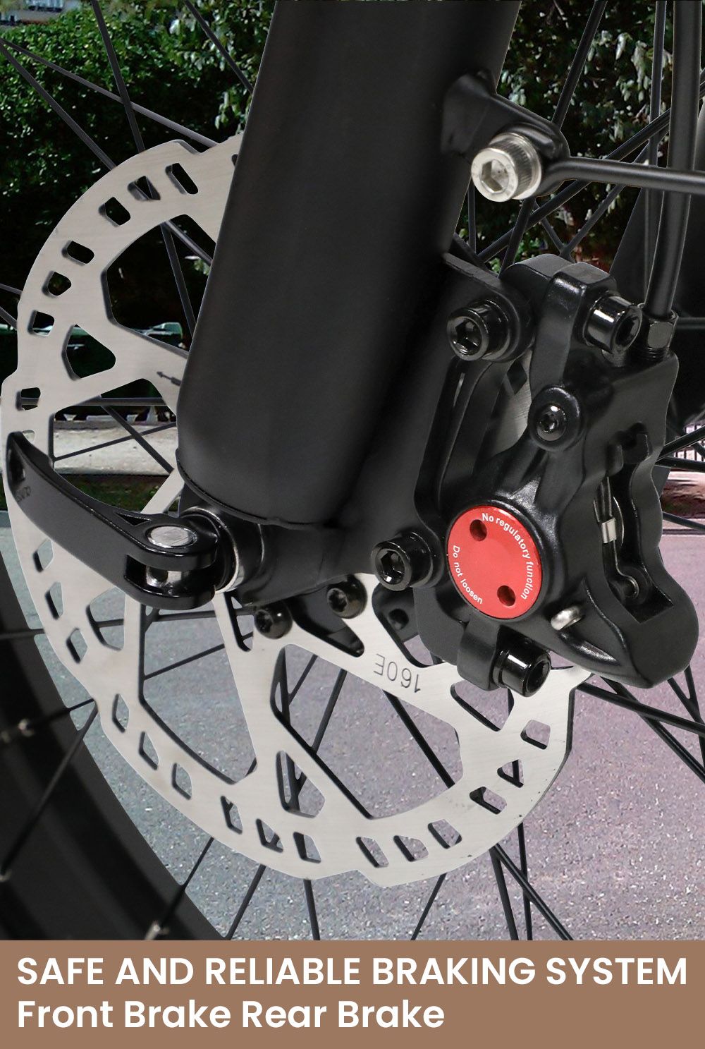 Elektrokolo ONESPORT W66, 500W motor, 48V 13,5Ah batéria, 20*4,0 palcové pneumatiky, maximálna rýchlosť 25 km/h, dojazd 100 km, predné a zadné hydraulické kotúčové brzdy, odpružená predná vidlica, 7-stupňová prevodovka.