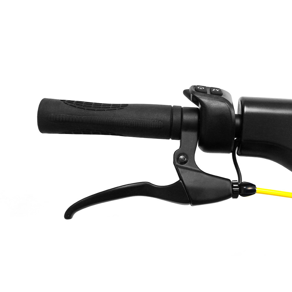 OOTD S10 Folding Electric Scooter 10 Inch Tires 1400W Motor 25km/h Max Speed 48V 20Ah Battery for 60-70km Range 120KG Max Load Disc Brake shock absorption IPX4  APP - Yellow