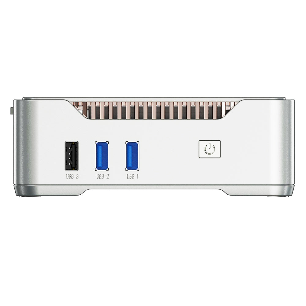 (2024 Upgraded Version) OUVIS GK3 Plus Mini PC, Intel Alder Lake N-95 Quad Core up to 3.4GHz, 16GB DDR4 RAM 512GB SSD, 2xHDMI VGA 4K@60Hz Triple Display, 2xUSB2.0 2xUSB3.0 1000Mbps LAN, 2.4/5GHz WiFi Bluetooth 4.2, with VESA - EU