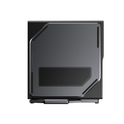 (2024 Upgraded Version) OUVIS S1 Mini PC with LCD Screen RGB Light, Intel Alder Lake N95 4 Cores Up to 3.4GHz, 16GB RAM 512GB SSD, 2*HDMI 2.0 4K HD Dual Display, WiFi 5 Bluetooth 4.2, 2*USB 3.0 2*USB 2.0 2*RJ45 - EU Plug