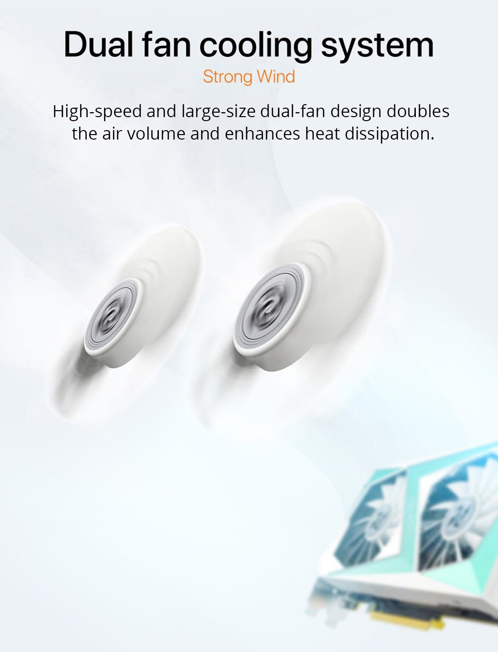 Herná grafická karta PELADN RTX2060 SUPER, 8GB GDDR6 RAM, 8Pin 128Bits, dvojitý ventilátor, PCI Express 3.0, 3xDP 1xHDMI - biela