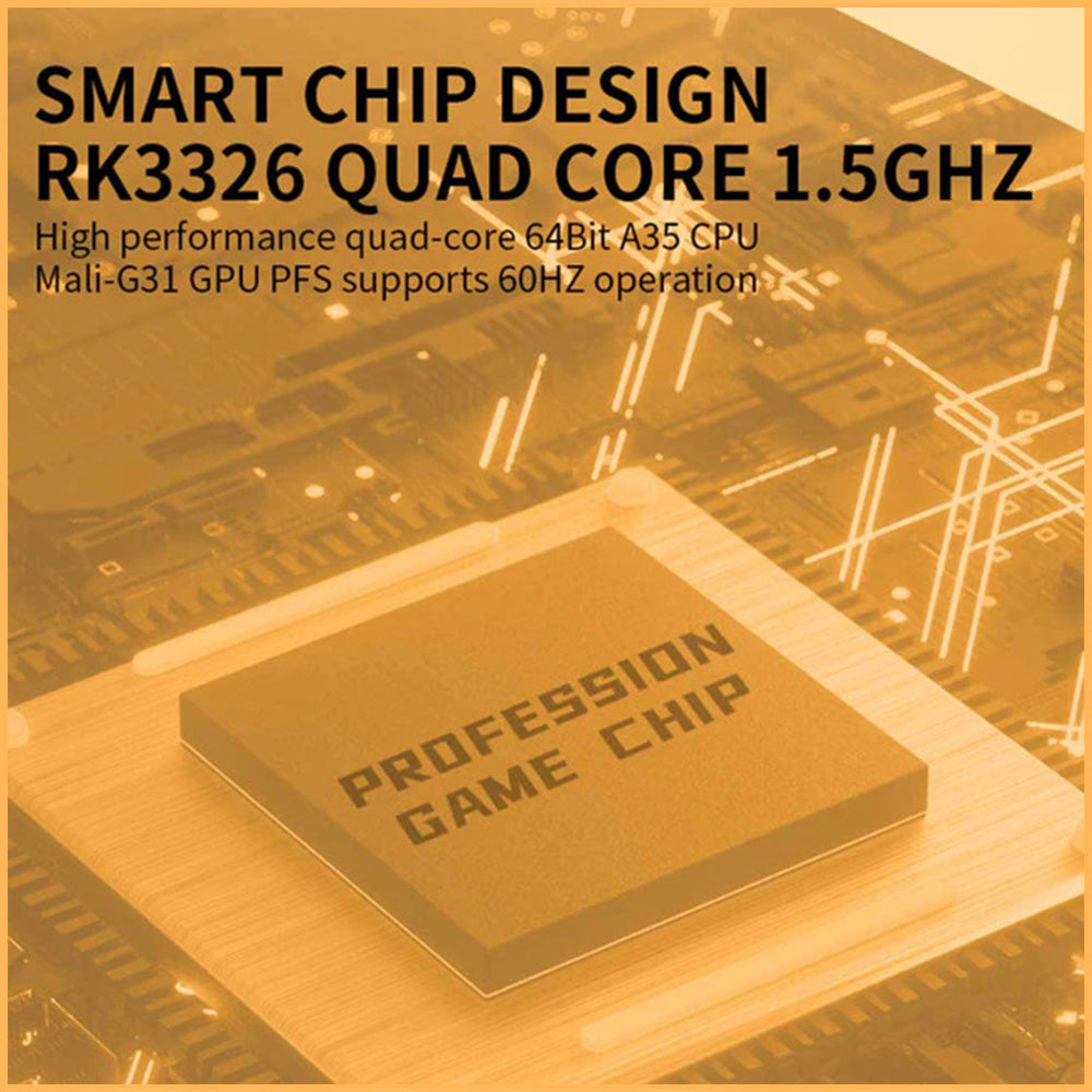 Powkiddy RGB20S Game Console 16GB Linux 128GB TF Card - Blue