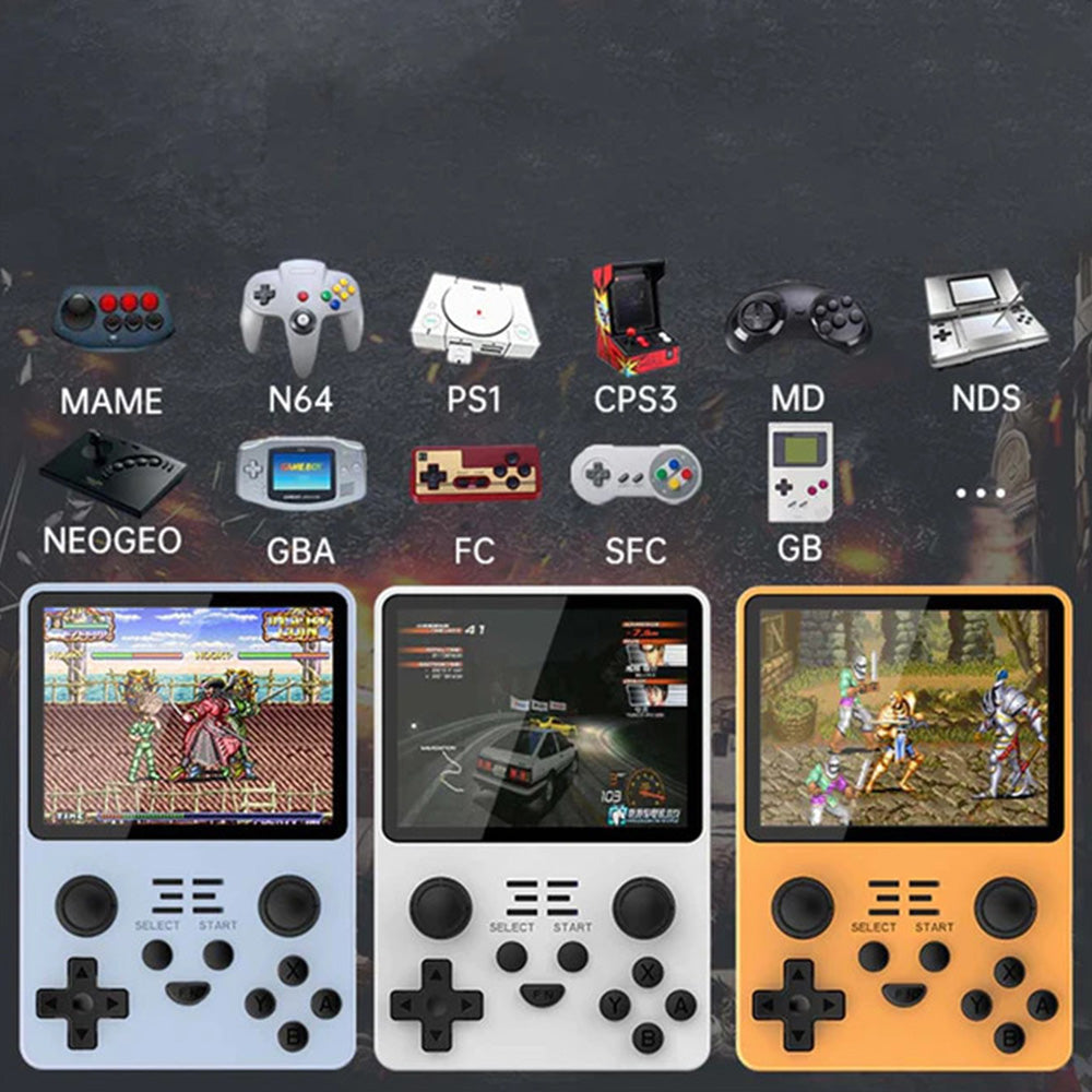 Powkiddy RGB20S Game Console 16GB Linux 128GB TF Card - Blue