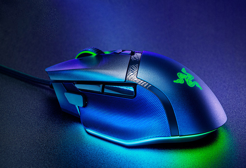 Herná myš Razer Basilisk V3, RGB podsvietenie, 26K DPI optický senzor, 11 programovateľných tlačidiel