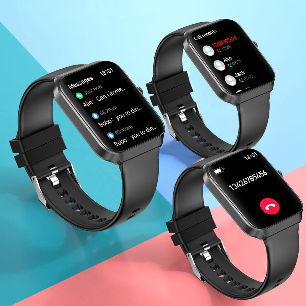 Inteligentné hodinky NX25, 1,83 palcový HD displej, Bluetooth volania, monitorovanie spánku, tepovej frekvencie a kyslíku v krvi, viaceré režimy pre rôzne sporty.