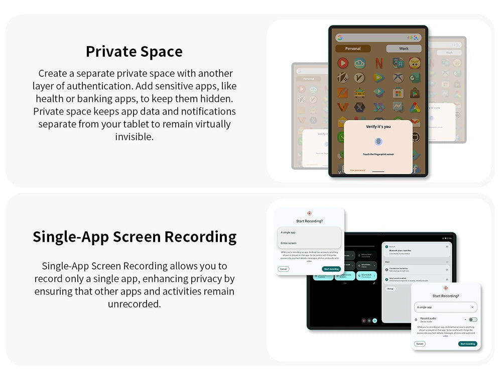 Tablet Teclast P30 s 10,1" displejom, Android 15, 4 GB RAM, 64 GB ROM, 5MP duálna AI kamera, rozlíšenie 1280x800, osemjadrový procesor, batéria 6000 mAh, port Type-C/GMS/Wi-Fi/Bluetooth/3,5 mm jack.