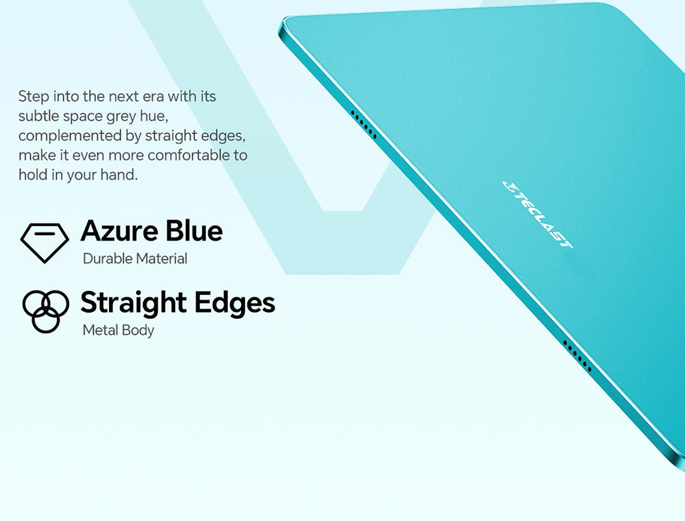 Tablet Teclast P30 s 10,1" displejom, Android 15, 4 GB RAM, 64 GB ROM, 5MP duálna AI kamera, rozlíšenie 1280x800, osemjadrový procesor, batéria 6000 mAh, port Type-C/GMS/Wi-Fi/Bluetooth/3,5 mm jack.