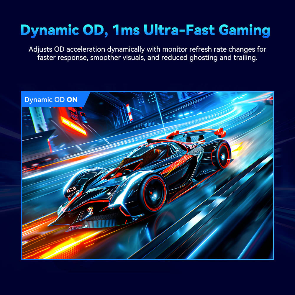 TITAN ARMY P27GR Gaming Monitor, 27-inch 2560*1440 16:9 Fast IPS Screen, 180Hz Refresh Rate, 1ms GTG, 99% sRGB, HDR10, Adaptive-Sync, Gaming Mode, Dynamic OD, PBP &amp; PIP Display, Low Blue Light, Adjustable Tilt, VESA Wall Mounting