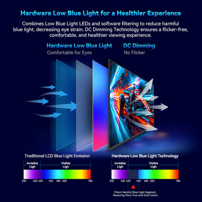 TITAN ARMY P27GR Gaming Monitor, 27-inch 2560*1440 16:9 Fast IPS Screen, 180Hz Refresh Rate, 1ms GTG, 99% sRGB, HDR10, Adaptive-Sync, Gaming Mode, Dynamic OD, PBP &amp; PIP Display, Low Blue Light, Adjustable Tilt, VESA Wall Mounting