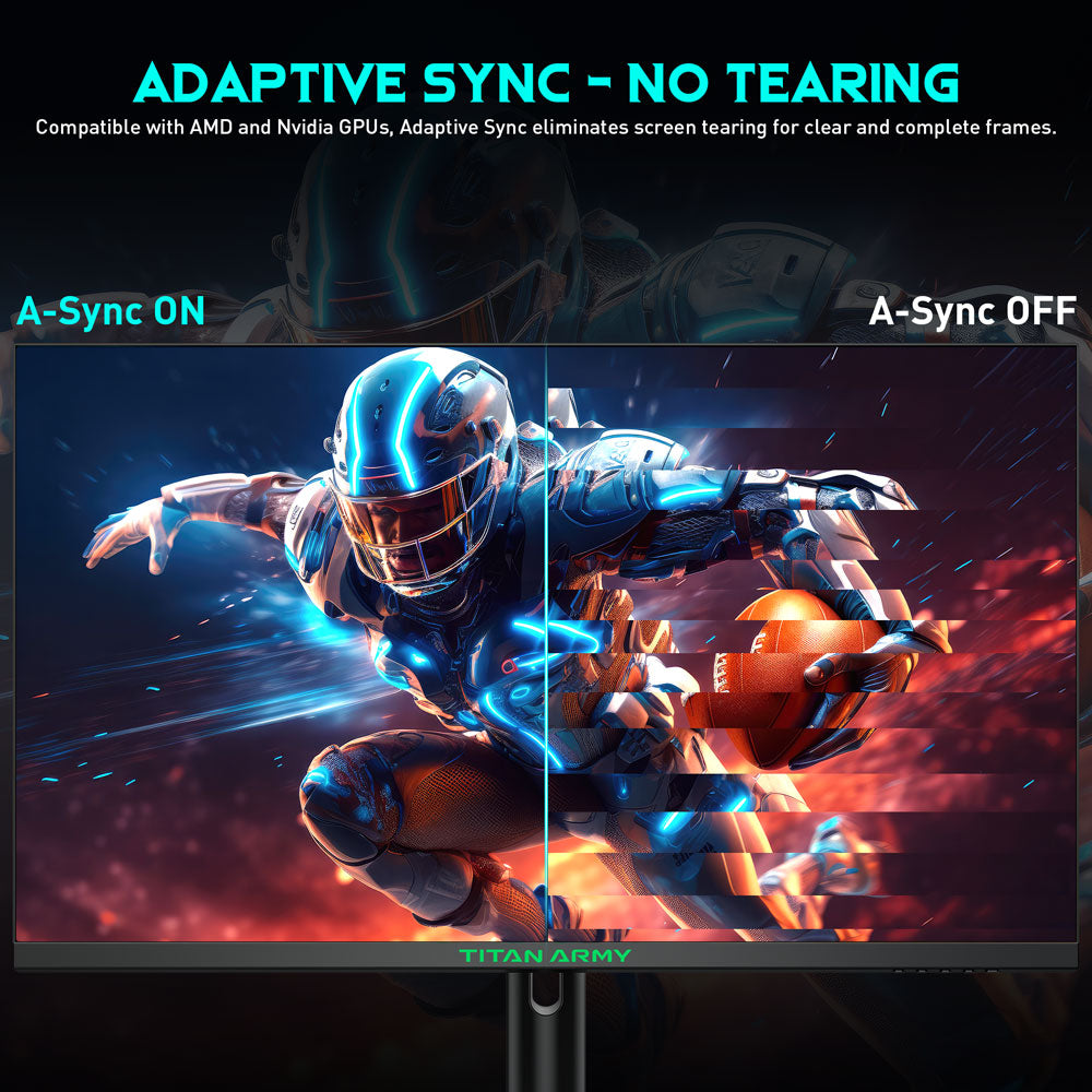 Herný monitor TITAN ARMY P32A2S2, 2560 x 1440 QHD FAST IPS panel, obnovovacia frekvencia 240 Hz, HDR400, 1 ms GTG, režim GamePlus, Adaptive Sync, PIP/PBP rozdelená obrazovka, 2*HDMI 2.1 2*DP 1.4, podsvietenie E-Sport, nastavitelné stojany