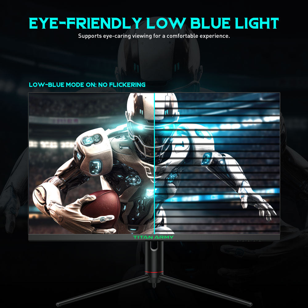 Herný monitor TITAN ARMY P32A2S2, 2560 x 1440 QHD FAST IPS panel, obnovovacia frekvencia 240 Hz, HDR400, 1 ms GTG, režim GamePlus, Adaptive Sync, PIP/PBP rozdelená obrazovka, 2*HDMI 2.1 2*DP 1.4, podsvietenie E-Sport, nastavitelné stojany