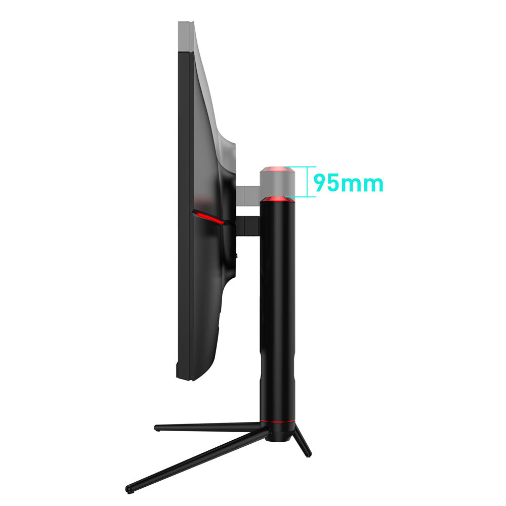 TITAN ARMY P32A2S2 Gaming Monitor, 2560 x 1440 QHD FAST IPS Panel, 240Hz Refresh Rate, HDR400, 1ms GTG, GamePlus Mode, Adaptive Sync, PIP/PBP Split Screen, 2*HDMI 2.1 2*DP 1.4, E-Sport Backlights, Adjustable Stand