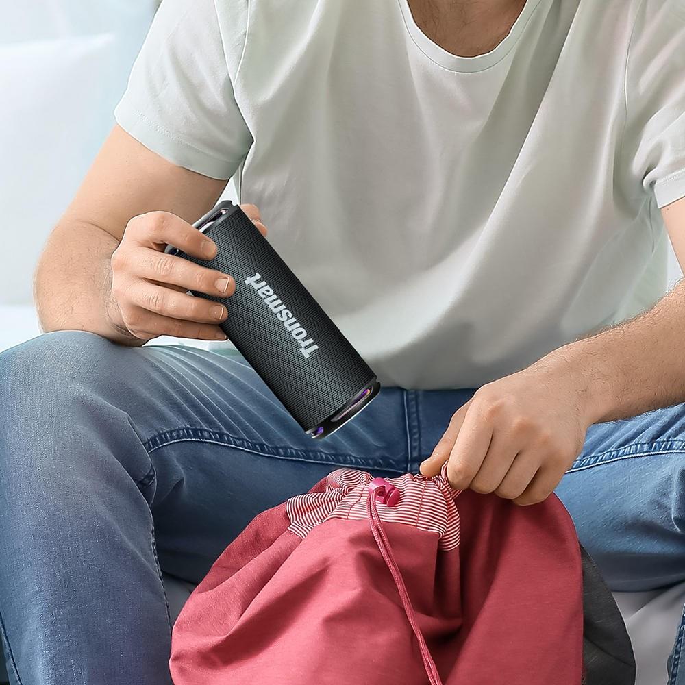 Prenosný Bluetooth reproduktor Tronsmart T7 Lite 24W, vodoodolný IPX7, batéria 4000 mAh, Bluetooth 5.3, čierna