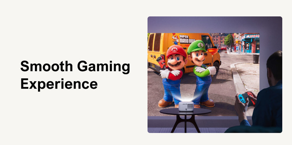 Prenosný projektor ULTIMEA Apollo P10, 300 ANSI, dekódovanie 1080P, natívne rozlíšenie 720P, WiFi 2,4 GHz/5 GHz