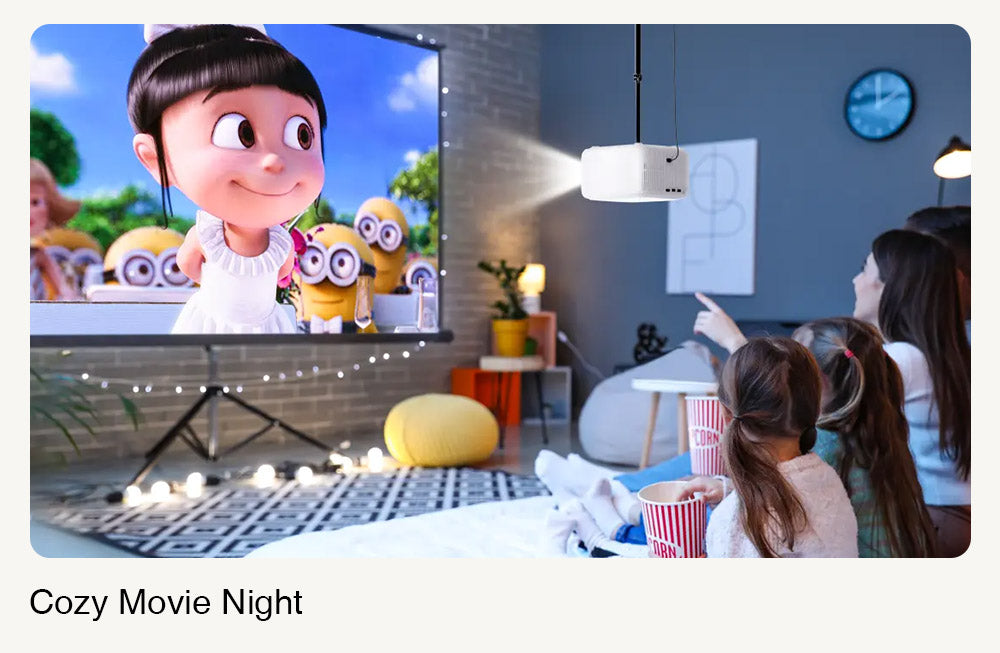 Prenosný projektor ULTIMEA Apollo P10, 300 ANSI, dekódovanie 1080P, natívne rozlíšenie 720P, WiFi 2,4 GHz/5 GHz