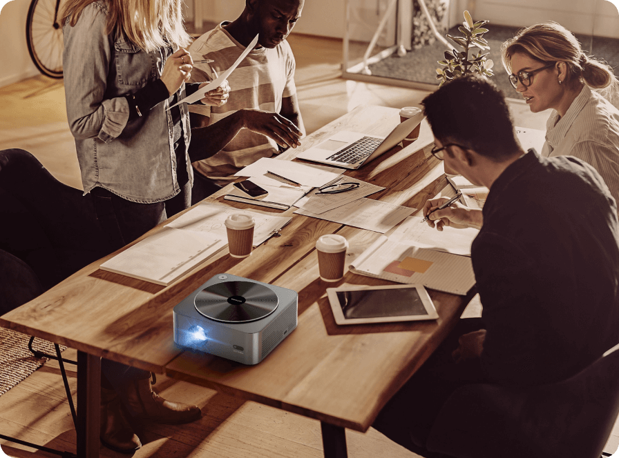 Ultimea Apollo P40, natívny 1080P LCD projektor, 700LM