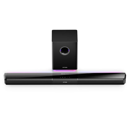 Ultimea Apollo S80 5.1 Soundbar, Smart APP Control, Dynamic Lighting Effects, RGB Light &amp; Brightness Adjustment, 121 Preset EQ Matrices, Detachable Design