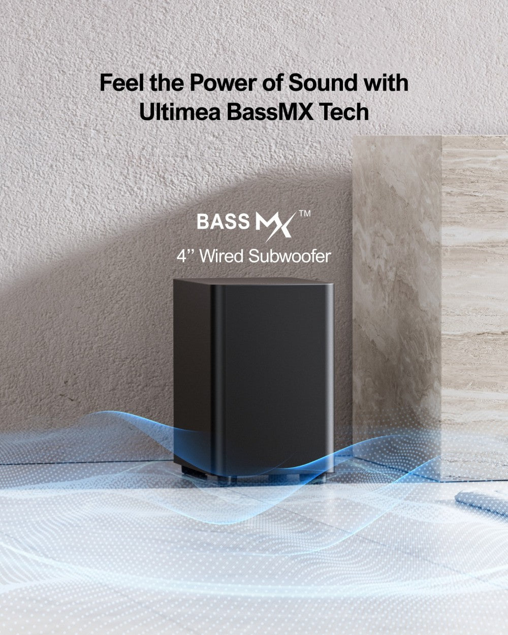 ULTIMEA Aura A50 Pro 5.1 Soundbar, Dolby Atmos, systém priestorového zvuku pre TV, ovládanie cez aplikáciu, 2 priestorové reproduktory, HDMI eARC/OPT/AUX/BT