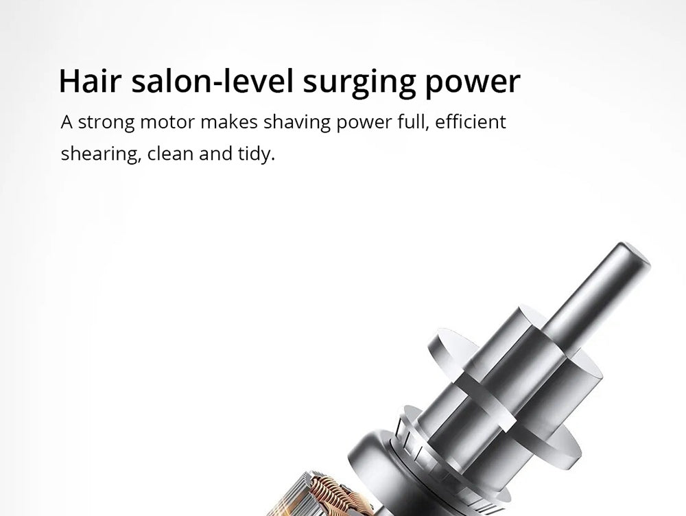 Xiaomi Mijia Hair Clipper 2 – dobíjací zastrihávač vlasov, dvojstupňové ovládanie otáčok, čepele s vysokou tvrdosťou, až 180 minút prevádzky, digitálny displej, vodotesný IPX7.