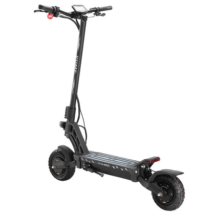 YUME HAWK Electric Scooter, 10x3.15" Tubeless All-terrain Tires 1200W*2 Motor 60V 22.5Ah Battery 70km/h Max Speed 70km max range Hydraulic Disc Brake 126kg Max Load APP Control - Black